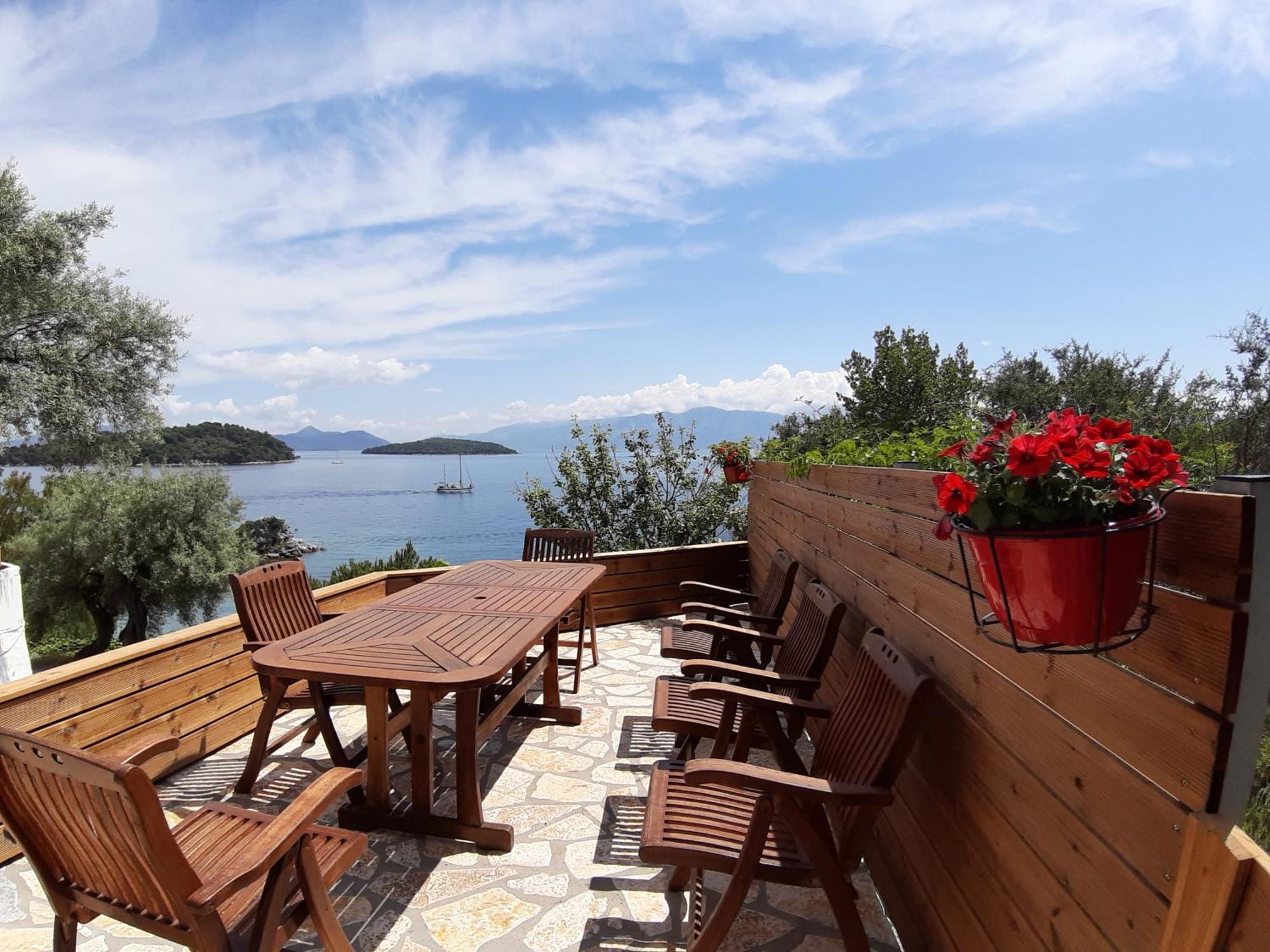 Korakias Seaview Villa Yénion Екстериор снимка